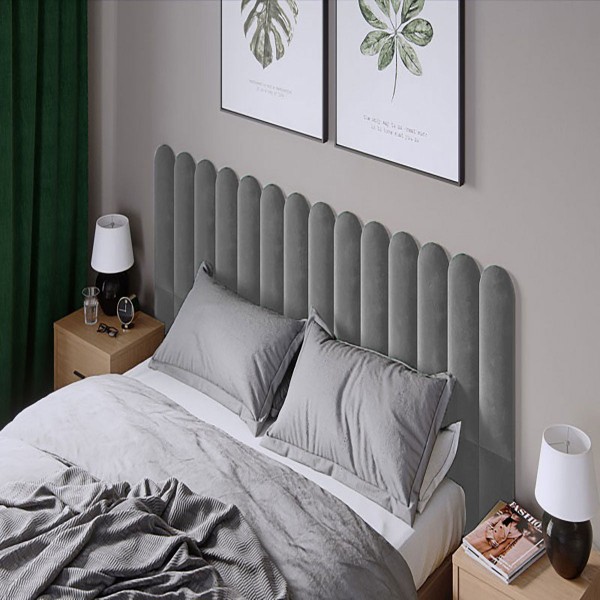 Тапициран панел Vilo OVAL 15X60 GREY